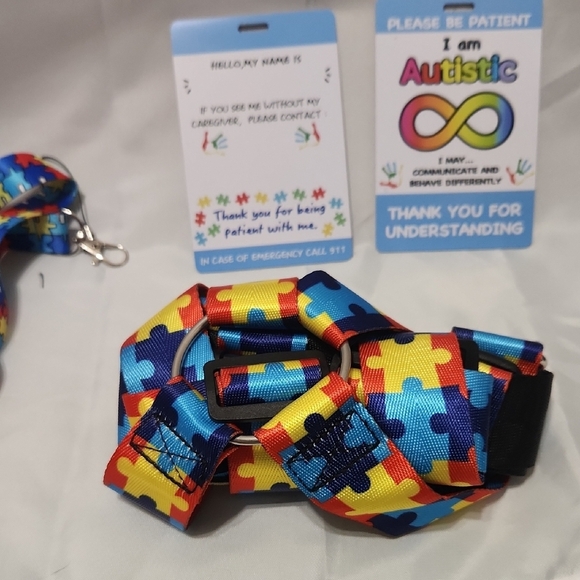 Red and Blue Suspenders Vibrant Accessories - Picture 6 of 6